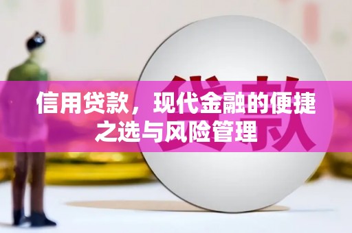 福海信用贷款，现代金融的便捷之选与风险管理