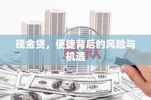 福海现金贷，便捷背后的风险与机遇
