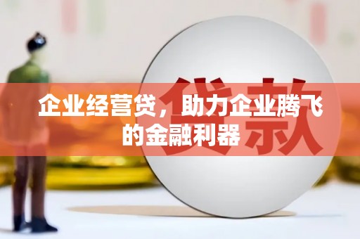 福海企业经营贷，助力企业腾飞的金融利器