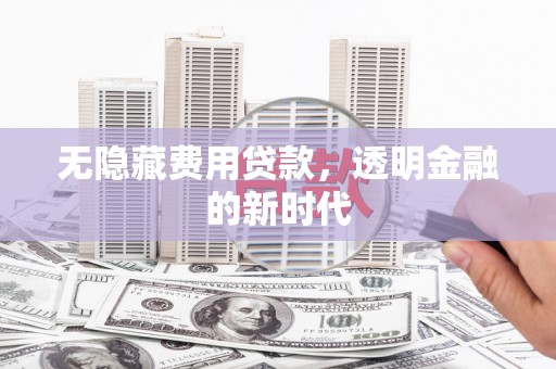 福海无隐藏费用贷款，透明金融的新时代