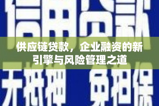 福海供应链贷款，企业融资的新引擎与风险管理之道
