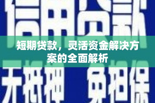 福海短期贷款，灵活资金解决方案的全面解析