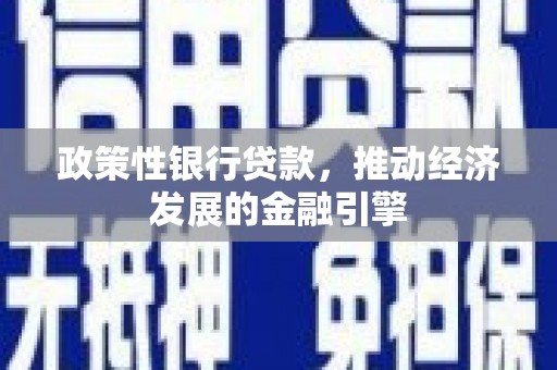 福海政策性银行贷款，推动经济发展的金融引擎