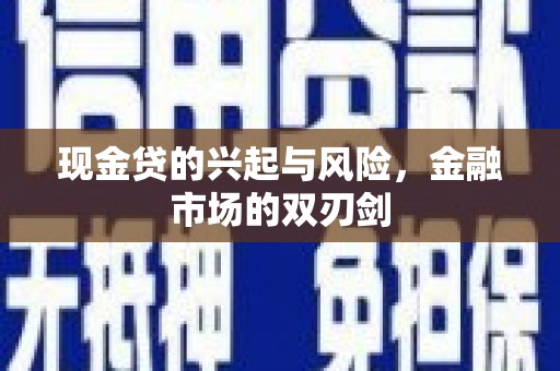 福海现金贷的兴起与风险，金融市场的双刃剑