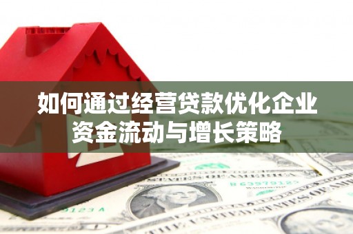 福海如何通过经营贷款优化企业资金流动与增长策略