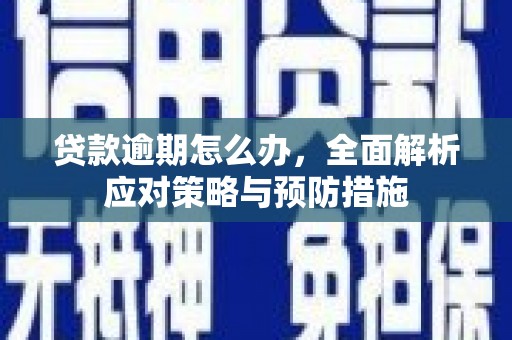 福海贷款逾期怎么办，全面解析应对策略与预防措施
