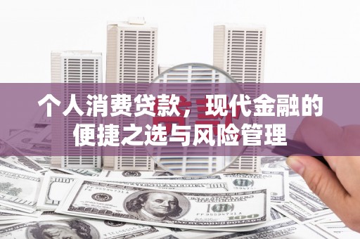 福海个人消费贷款，现代金融的便捷之选与风险管理