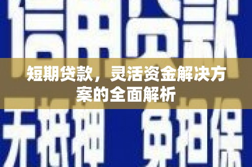 福海短期贷款，灵活资金解决方案的全面解析