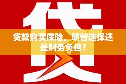 福海贷款购买保险，明智选择还是财务负担？