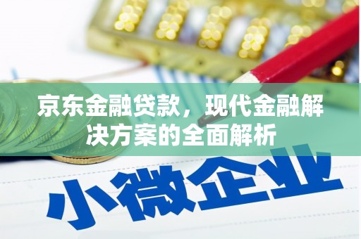 福海京东金融贷款，现代金融解决方案的全面解析