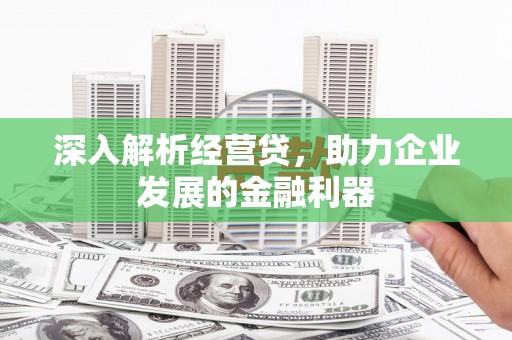 福海深入解析经营贷，助力企业发展的金融利器
