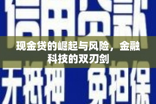 福海现金贷的崛起与风险，金融科技的双刃剑