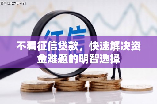 福海不看征信贷款，快速解决资金难题的明智选择