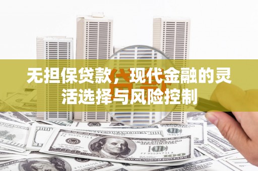 福海无担保贷款，现代金融的灵活选择与风险控制