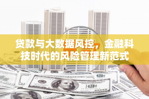 福海贷款与大数据风控，金融科技时代的风险管理新范式
