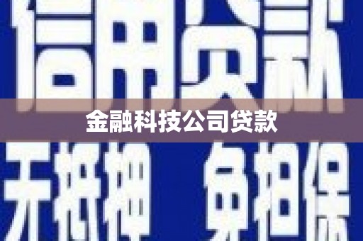 福海金融科技公司贷款