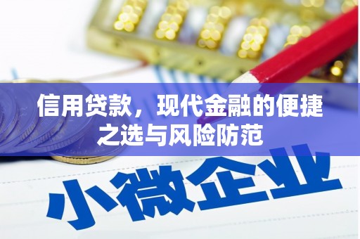 福海信用贷款，现代金融的便捷之选与风险防范