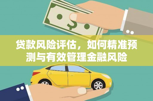 福海贷款风险评估，如何精准预测与有效管理金融风险