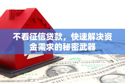 福海不看征信贷款，快速解决资金需求的秘密武器