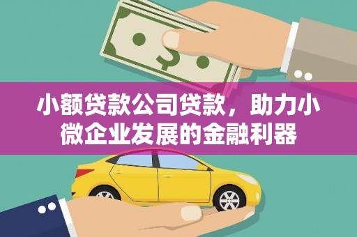 福海小额贷款公司贷款，助力小微企业发展的金融利器