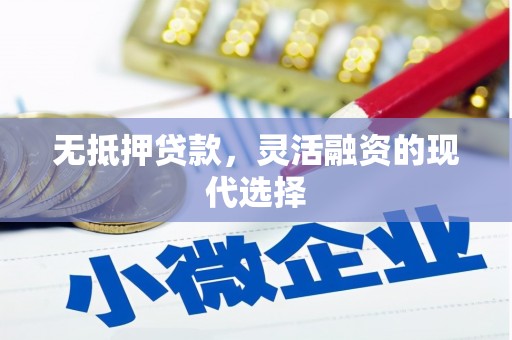 福海无抵押贷款，灵活融资的现代选择
