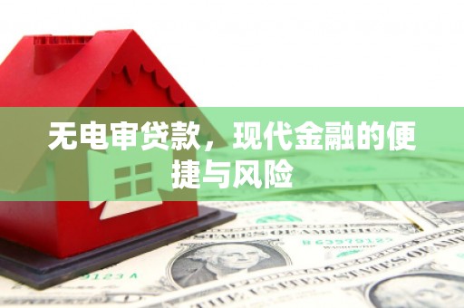 福海无电审贷款，现代金融的便捷与风险