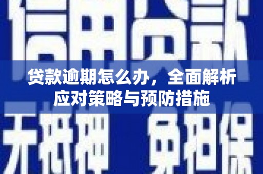 福海贷款逾期怎么办，全面解析应对策略与预防措施
