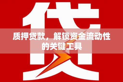 福海质押贷款，解锁资金流动性的关键工具