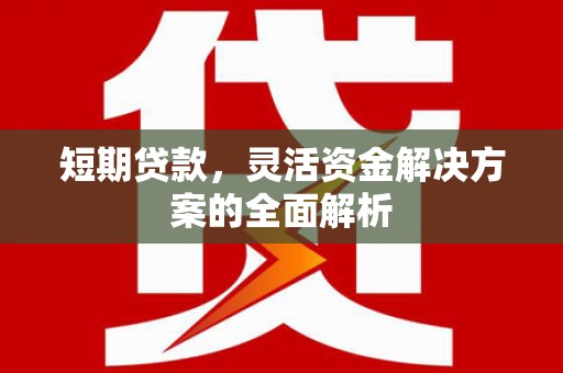 福海短期贷款，灵活资金解决方案的全面解析