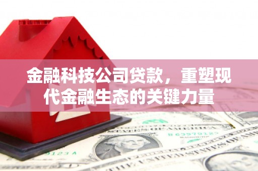 福海金融科技公司贷款，重塑现代金融生态的关键力量
