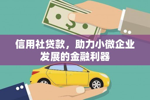 福海信用社贷款，助力小微企业发展的金融利器