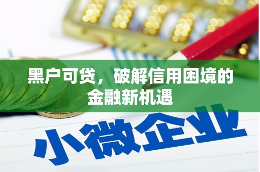 福海黑户可贷，破解信用困境的金融新机遇