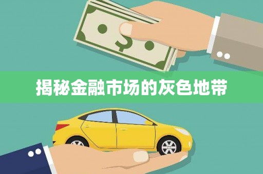 福海揭秘金融市场的灰色地带